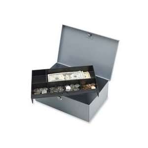 Sparco Products : Cash Box,w/ Lock,2 Keys,6 Cmpmnts,11 1/4x7 1/2x4 1 
