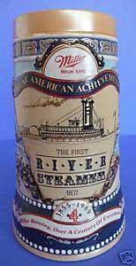 Miller Beer Stein Carolina Collection River Steamer 4th  