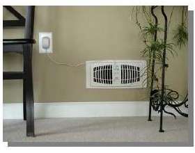 AirFlow Breeze Register Booster Fan   Vent Ventilation  