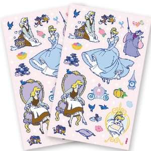  Cinderella Stickers 2 Sheets Toys & Games