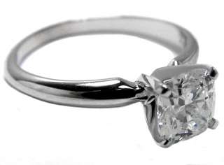 38 Carat Cushion Cut Diamond Engagement Ring FL  