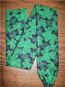St. Patricks Day Green Clovers Glitter Stethoscope Cover Upper Velcro 
