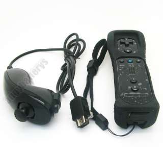   Plus Inside Remote + Nunchuck Controller for Nintendo Wii black  