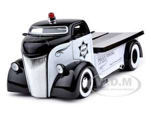 1947 FORD COE POLICE TOW TRUCK 1:24 DIECAST MODEL CAR  