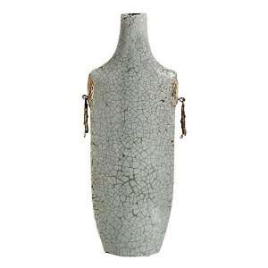 Crackle Glazed Ceramic Vase 18H
