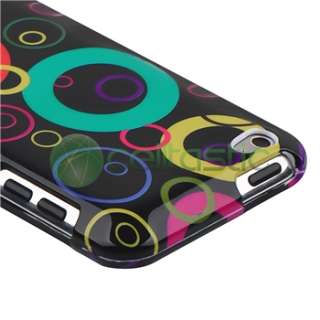 17 Hard Case Cover Skin For iPod Touch 4G 4th gen+3 Screen Pro 