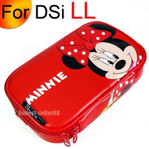 Minnie Game Hard Carry Case Bag Pouch For Nintendo NDS DS Dsi LL XL 