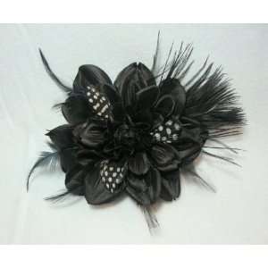  Black Dahlia Feathers Flower Hair Clip: Everything Else
