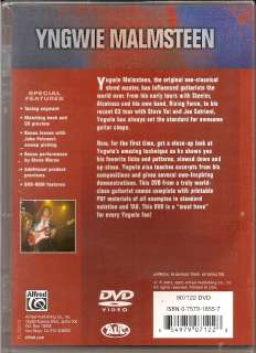 YNGWIE MALMSTEEN Metal Rock Guitar Instruction TAB DVD  