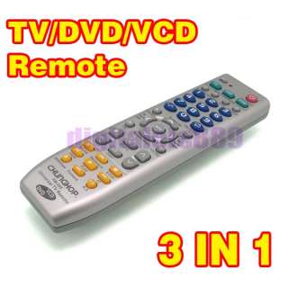 In 1 Universal Remote Control For TV DVD VCD Silver  