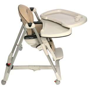 Peg Perego Prima Pappa Multi Position Leatherette High Chair   Tan