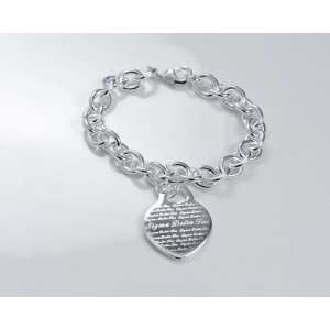  Sigma Delta Tau Sorority Silver Heart Bracelet Jewelry