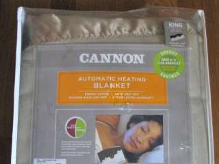 Cannon Electric Heated Blanket w/ Auto Shut Off  
