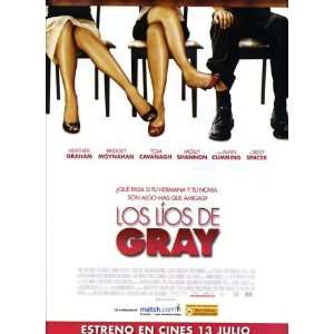 Gray Matters (2006) 27 x 40 Movie Poster Spanish Style A  