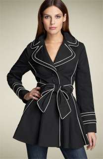 Laundry by Shelli Segal Pipe Trim Trench Coat  