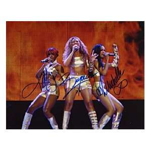 Beyoncé Knowles / Kelly Rowland / Michelle Williams Signed Destinys 