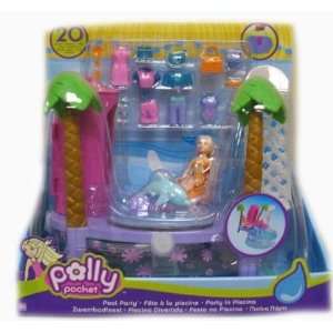  Polly Pocket Splashin Fashion Pool Party Playset Toys 