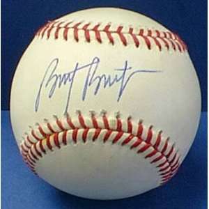  Brett Butler Autographed Baseball
