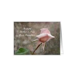  Mothers Day   Daughter   Pink Rose Bud Card: Health 