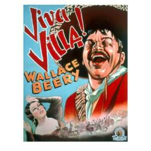  Viva Villa!, Fay Wray, Wallace Beery, 1934 Premium Poster 
