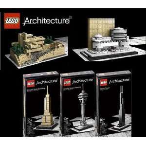 LEGO Architecture Set of 5   Frank Lloyd Wright Fallingwater 