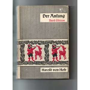  Der Anfang, Third Edition Harold von Hofe Books