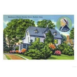  Hartford, Connecticut   Exterior View of Harriet Beecher Stowe 