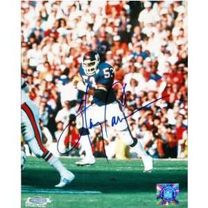 Steiner Sports NFL Harry Carson SB XXI Action Autographed 8 by 10 Inch 