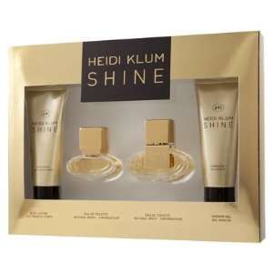 Heidi Klum Shine Fragrance Set/Perfume Set; Lotion Eau de Toilette and 