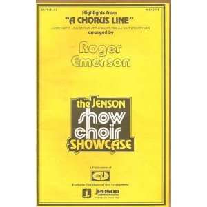    Sheet Music A Chorus Line Roger Emerson 43 