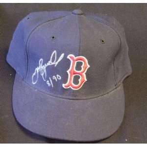 Jeff Bagwell Signed/Autographed Red Sox Hat PSA/DNA   Autographed MLB 