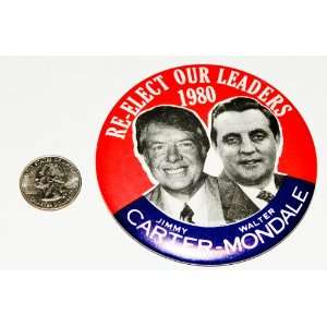   Collectible Button  Jimmy Carter / Walter Mondale 