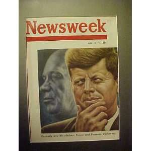  John F. Kennedy & Nikita Khrushchev June 12, 1961 Newsweek 