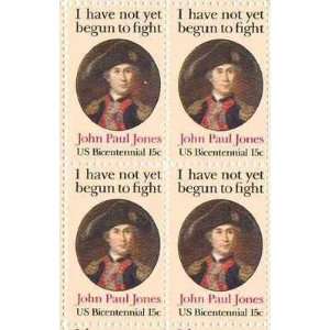  John Paul Jones Set of 4 x 15 Cent US Postage Stamps NEW 