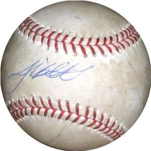  Signed Josh Beckett Baseball   Diamondbacks at 6232008 