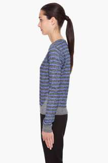 By Alexander Wang Striped French Terry Sweatshirt for women  SSENSE