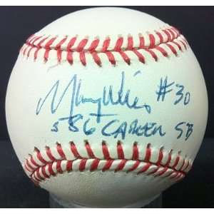 Maury Wills Autograph Baseball Auto Ball Signed Inscribed