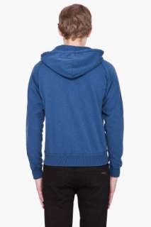 Shades Of Grey By Micah Cohen Blue Vintage Fleece Hoodie for men 