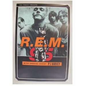  R.E.M. Poster REM 95 P.J. Harvey PJ Tour Scandinavian 