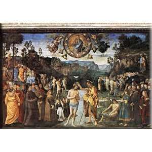   Christ 16x11 Streched Canvas Art by Perugino, Pietro