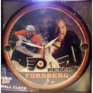   Philadelphia Flyers Peter Forsberg Wall Clock *SALE*