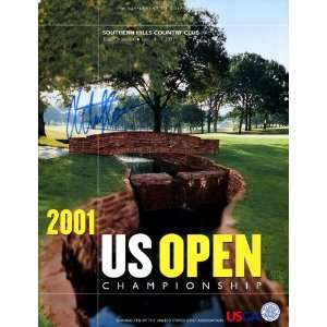  Retief Goosen Autographed 2001 US Open Program   Sports 