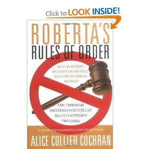   Results Without the Gavel [Paperback] Alice Collier Cochran Books