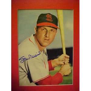 Stan Musial St. Louis Cardinals Autographed 11 X 14 Professionally 