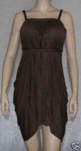 Mini grecian style tank dress brown Forever 21  