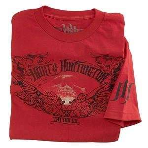  Hart and Huntington Youth Dead Ink T Shirt   Small/Red 