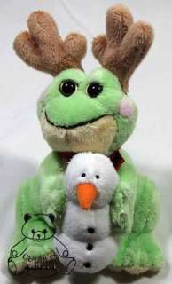 Frabbit Frog Reindeer Ganz Plush Toy Stuffed Animal Snowman Christmas 