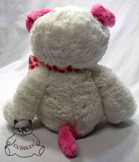 Cuddle Doos Puppy Dog Pink White Ganz Plush Toy Stuffed Animal Love 