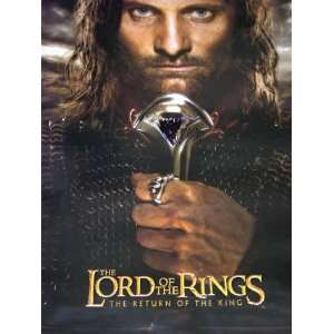 Viggo Mortensen Autographed Signed Lord of Rings Poster