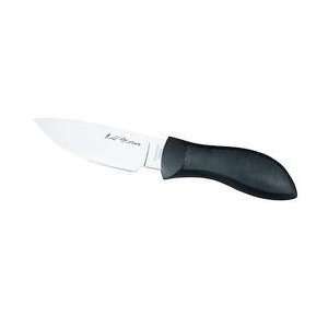Plain Drop Point Blade Bill Moran Fixed Knife, Black Nylon 